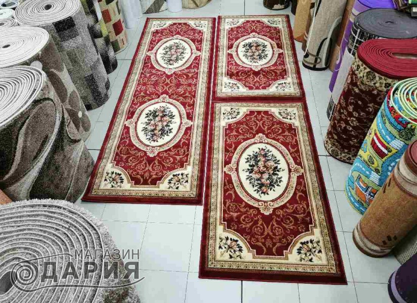 Комплект за спалня персийски пътеки 5261_red